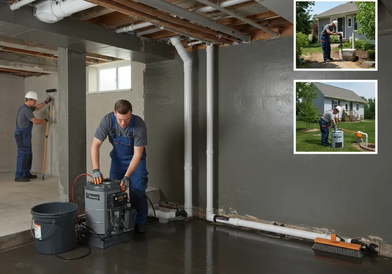 Basement Waterproofing and Flood Prevention process in Cedar Point, NC